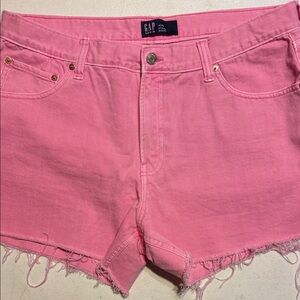 GAP Women's Bright Pink Jean Shorts